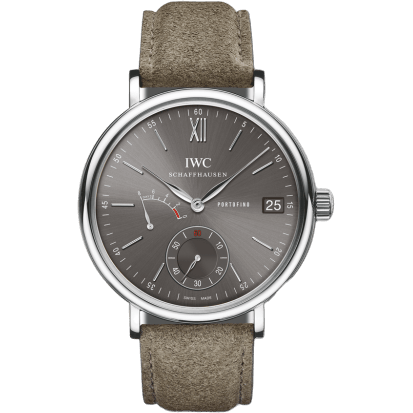 Portofino Hand-Wound Eight Days Stainless Steel / Ardoise
