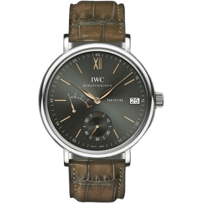 Portofino Hand-Wound Eight Days Stainless Steel / Green / Harrods