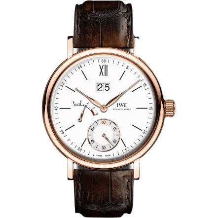 Portofino Hand-Wound Big Date Red Gold / Bucherer