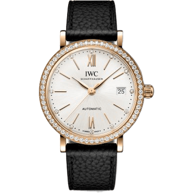 Portofino Automatic 37 Red Gold - Diamond / Silver