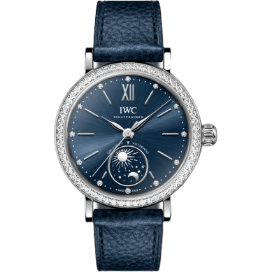 Portofino Day & Night 34 Stainless Steel - Diamond / Blue