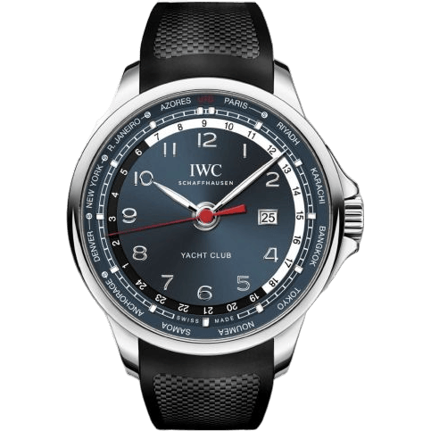 Portugieser Yacht Club Worldtimer Stainless Steel / Solaris