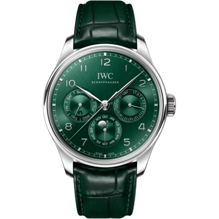 Portugieser Perpetual Calendar 42 Stainless Steel / Green