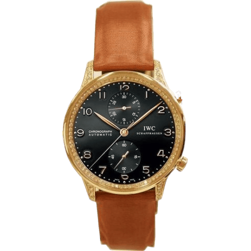 Portugieser Chrono-Automatic Rose Gold / Black / Diamond