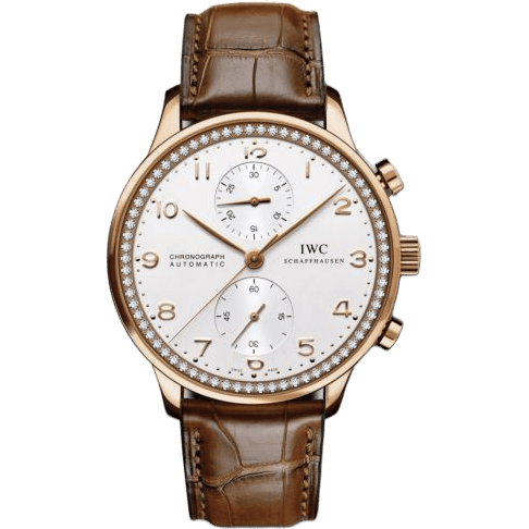 Portugieser Chrono-Automatic Red Gold / Silver / Diamond