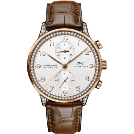 Portugieser Chrono-Automatic Red Gold / Silver / Diamond