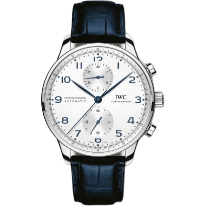 Portugieser Chronograph Stainless Steel / Silver - Blue