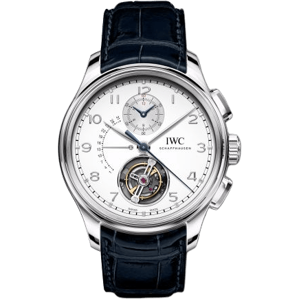 Portugieser Tourbillon Rétrograde Chronograph Platinum / Silver