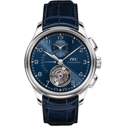 Portugieser Tourbillon Rétrograde Chronograph Platinum / Blue