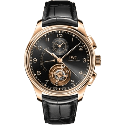Portugieser Tourbillon Rétrograde Chronograph Armor Gold / Black