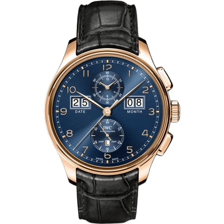 Portugieser Perpetual Calendar Digital Date-Month Edition "75th Anniversary" Red Gold / Blue