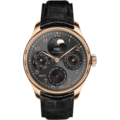 Portugieser Perpetual Calendar Single Moon Red Gold / Dubail