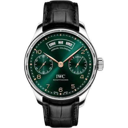 Portugieser Annual Calendar Stainless Steel / Green / Middle East