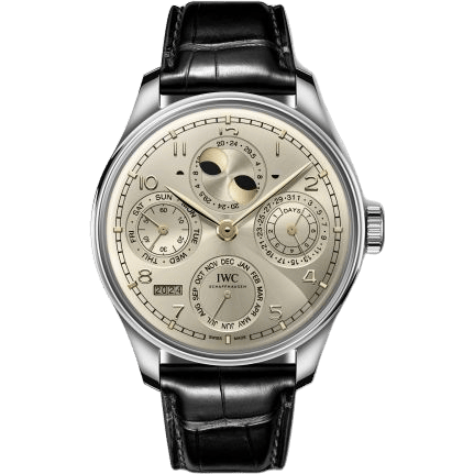 Portugieser Perpetual Calendar 44 White Gold / Dune