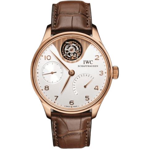 Portugieser Tourbillon Mystere Rose Gold / Silver