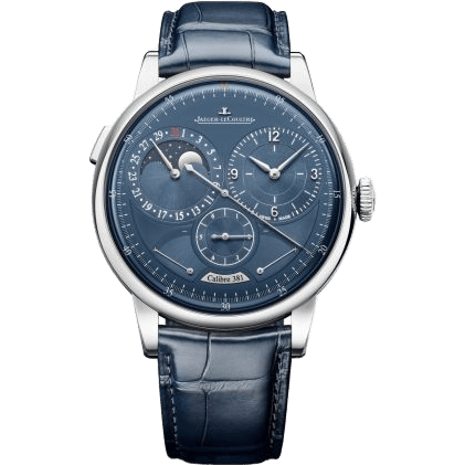 Duomètre Quantième Lunaire Stainless Steel / Blue
