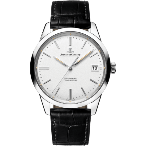 Geophysic True Second Stainless Steel / Silver / Alligator
