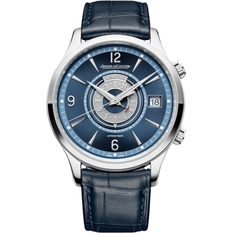 Master Control Memovox Timer Stainless Steel / Blue / Alligator