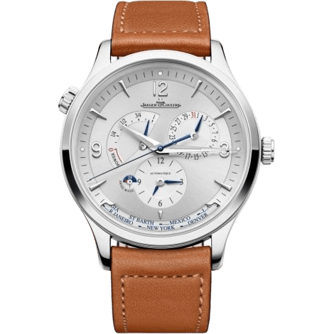 Master Control Geographic Stainless Steel / Silver / Calf