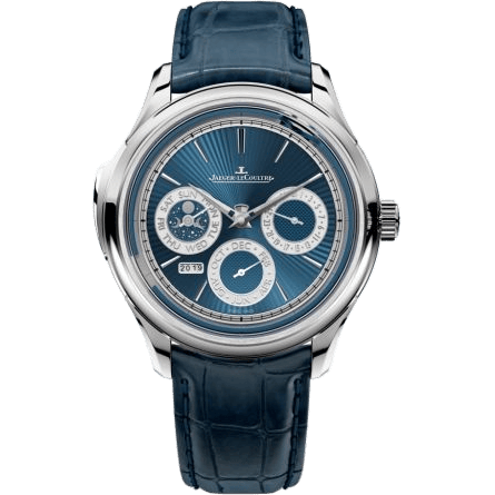 Master Grande Tradition Minute Repeater Perpetual Calendar White Gold / Blue Enamel / Alligator