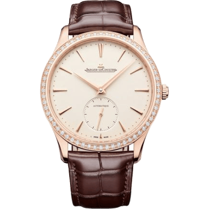 Master Ultra Thin Small Seconds Pink Gold - Diamond / Eggshell / Alligator