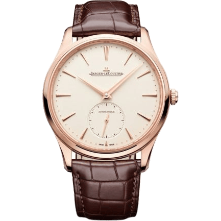 Master Ultra Thin Small Seconds Pink Gold / Eggshell / Alligator