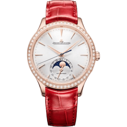 Master Ultra Thin Moon 36 Pink Gold - Diamond / Silver / Alligator