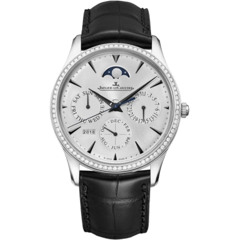 Master Ultra Thin Perpetual White Gold / Diamond / Silver / Alligator