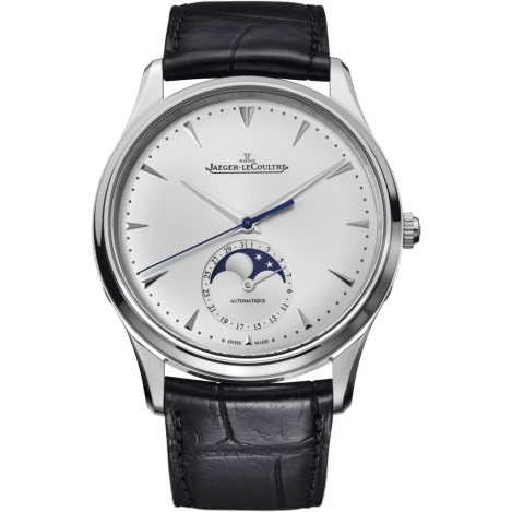 Master Ultra Thin Moon Stainless Steel / Silver / Alligator