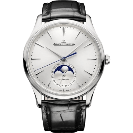 Master Ultra Thin Moon Stainless Steel / Silver / Alligator