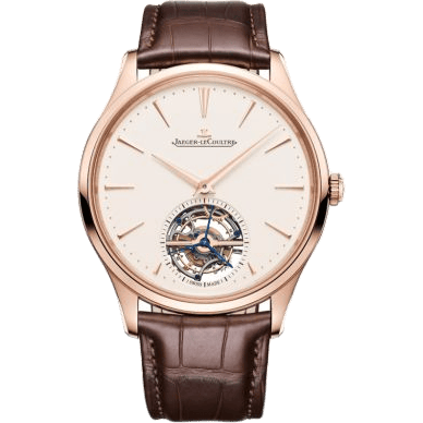 Master Ultra Thin Tourbillon Pink Gold / Eggshell / Alligator