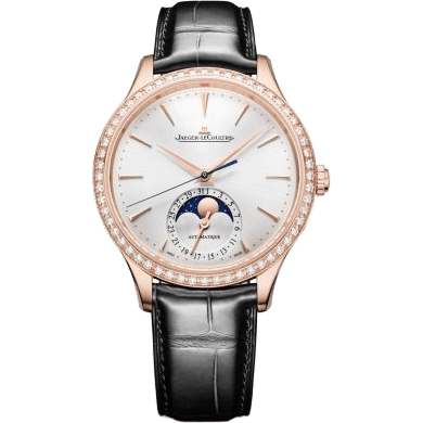 Master Ultra Thin Moon 36 Pink Gold - Diamond / Silver / Alligator