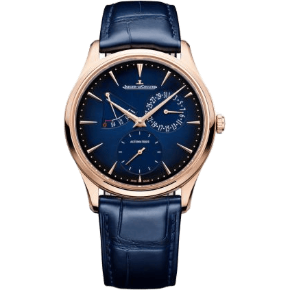 Master Ultra Thin Réserve de Marche Pink Gold / Gradient Blue / Alligator