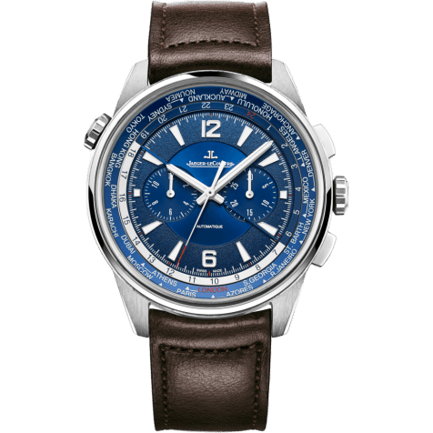 Polaris Chronograph WT Titanium / Blue / Calf