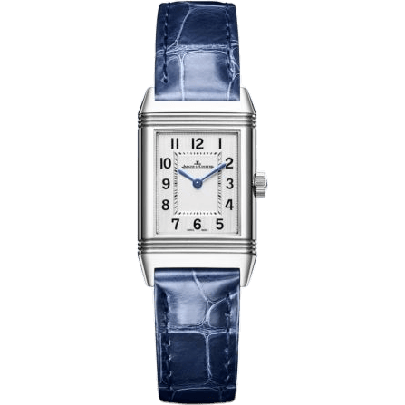 Reverso Classic Small Quartz Stainless Steel / Silver / Alligator