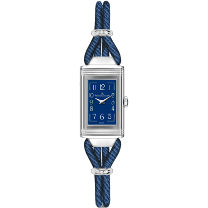Reverso One Cordonnet Stainless Steel / Blue