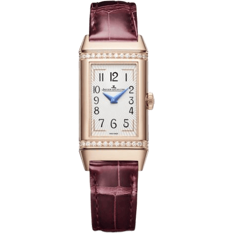 Reverso One Duetto Pink Gold / Silver / Alligator
