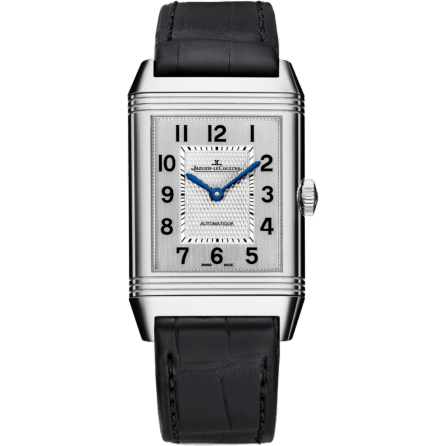 Reverso Classic Large Stainless Steel / Silver / Alligator