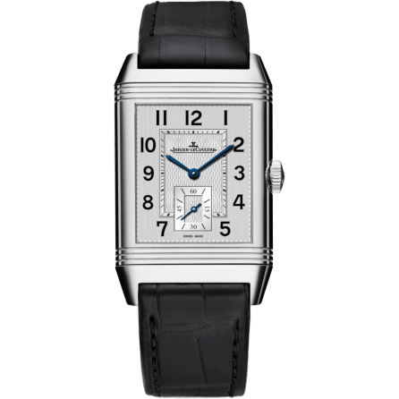 Reverso Classic Large Small Seconds Stainless Steel / Silver / Alligator