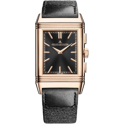 Reverso Tribute Chronograph Pink Gold / Black