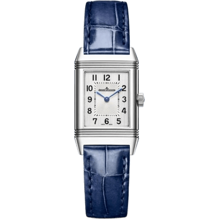 Reverso Classic Small Stainless Steel / Silver / Alligator