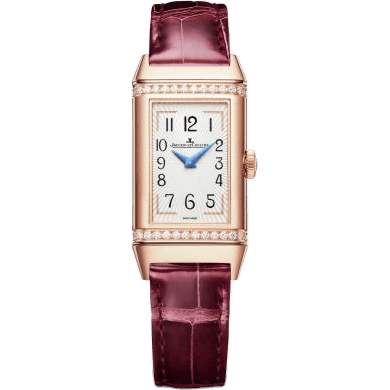 Reverso One Duetto Pink Gold / Silver / Alligator