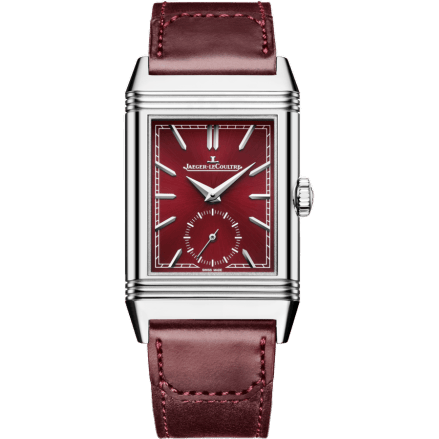 Reverso Tribute Small Seconds Stainless Steel / Red / Fagliano