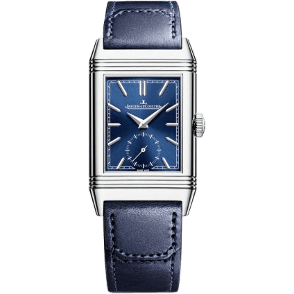 Reverso Tribute Monoface Stainless Steel / Blue