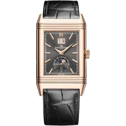 Jaeger-LeCoultre Reverso Tribute Nonantieme Enamel Pink Gold / Grey