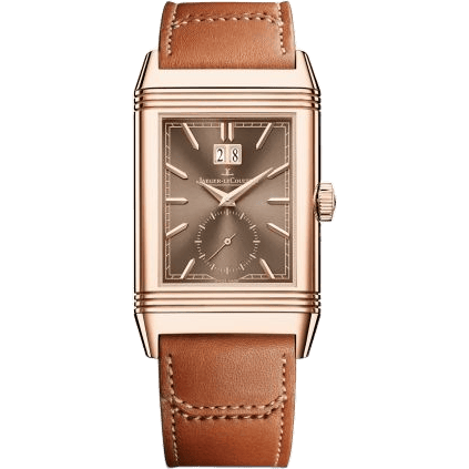 Reverso Tribute Geographic Pink Gold / Chocolate / Fagliano