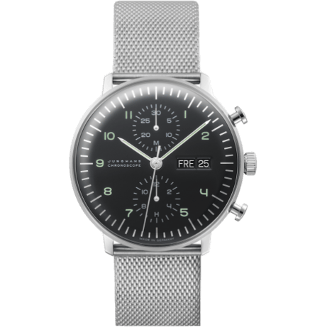 Max Bill Chronoscope Black Day / Date Bracelet