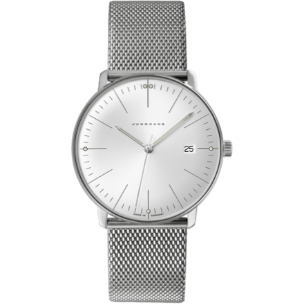 Max Bill Quartz Silver Stick Bracelet