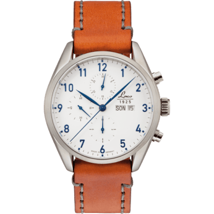 Chronographs Chicago / Stainless Steel / White