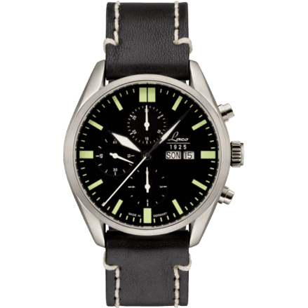 Chronographs Las Vegas / Stainless Steel / Black